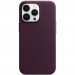 Apple Чохол-накладка Apple Leather Case with MagSafe для Apple iPhone 13 Pro Dark Cherry (MM1A3)