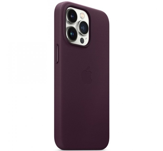 Apple Чохол-накладка Apple Leather Case with MagSafe для Apple iPhone 13 Pro Dark Cherry (MM1A3)