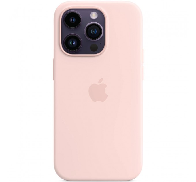 Apple Чохол-накладка Apple Silicone Case with MagSafe для Apple iPhone 14 Pro Chalk Pink (MPTH3)