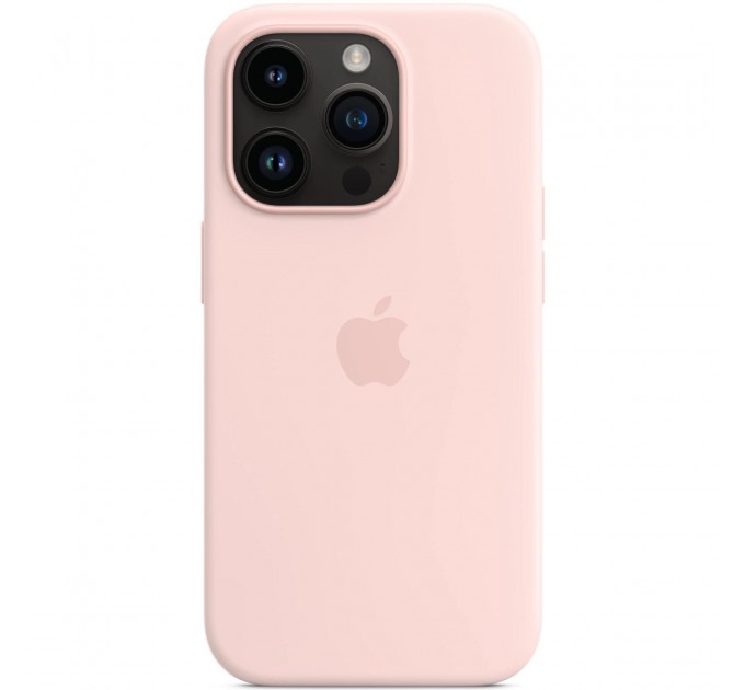 Apple Чохол-накладка Apple Silicone Case with MagSafe для Apple iPhone 14 Pro Chalk Pink (MPTH3)