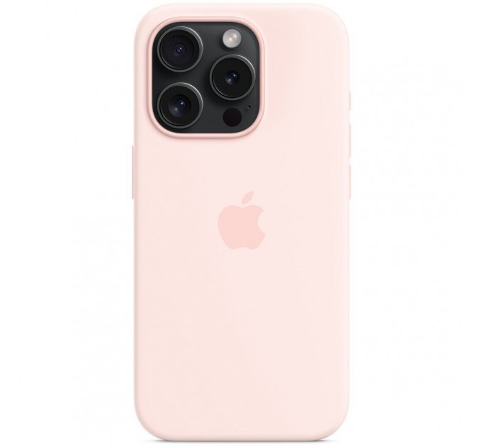 Apple Чохол-накладка Apple Silicone Case with MagSafe для Apple iPhone 15 Pro Light Pink (MT1F3)