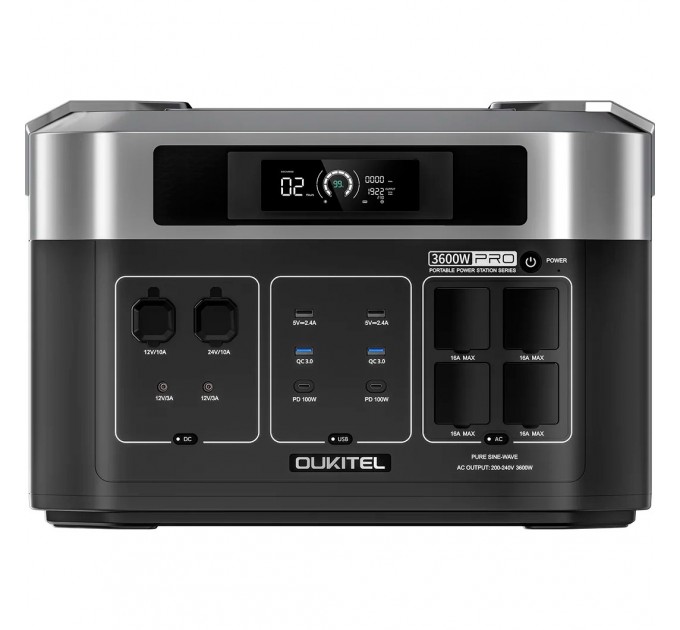 OUKITEL Зарядна станція Oukitel BP2000E Pro 2048Wh, 3600W