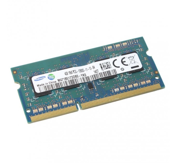 Samsung Модуль пам`яті SO-DIMM 4GB/1600 DDR3L Samsung (M471B5173DB0-YK0)