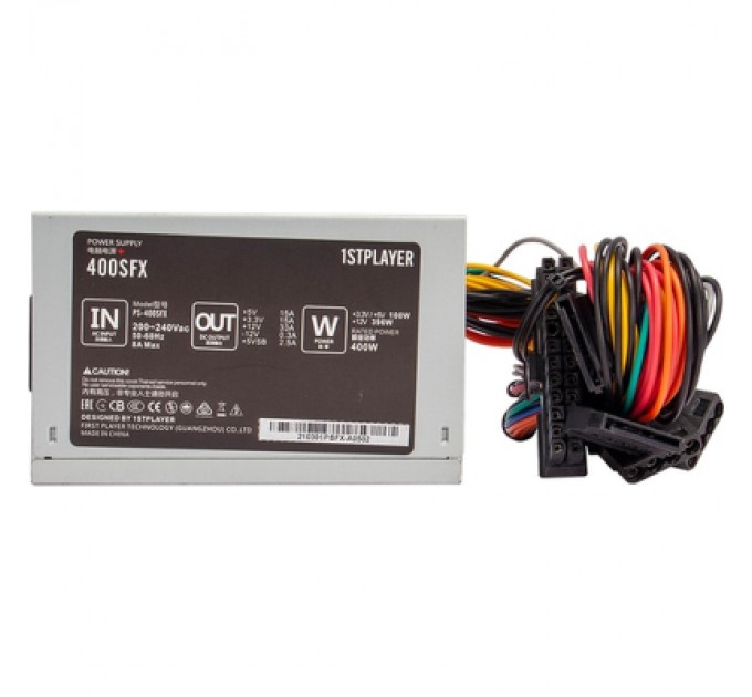 1stPlayer Блок живлення 1stPlayer 400W bulk (C1-SFX-400-SV-EU)
