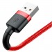 Baseus Дата кабель USB 2.0 AM to Lightning 1.0m Cafule 2.4A red+red Baseus (CALKLF-B09)