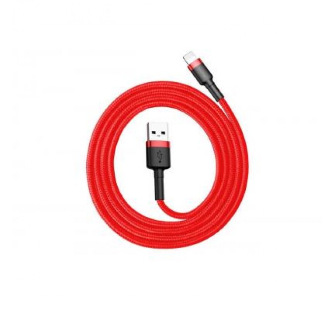 Baseus Дата кабель USB 2.0 AM to Lightning 1.0m Cafule 2.4A red+red Baseus (CALKLF-B09)