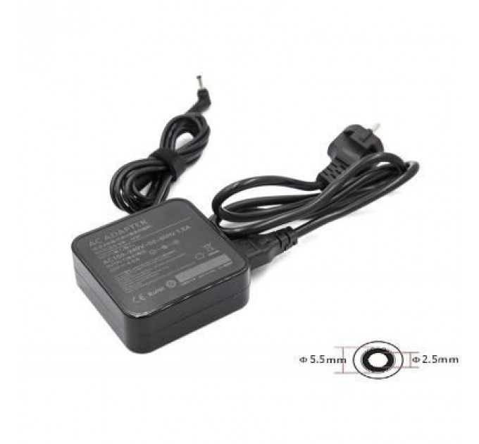Блок живлення до ноутбуку PowerPlant IBM/LENOVO 220V, 20V 90W 4.5A (5.5*2.5) wall mount (WM-LS90H5525)