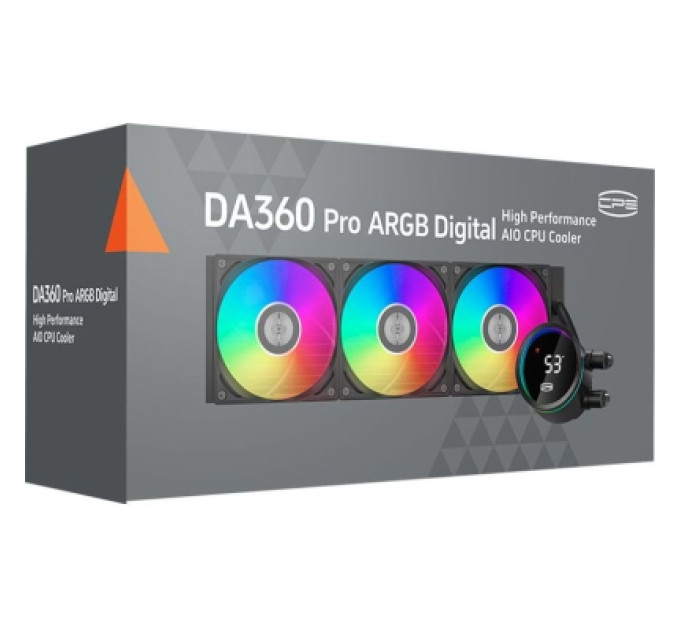 PcCooler Система рідинного охолодження PcCooler DA360 Pro ARGB Digital BK
