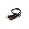 Voltronic Кабель мультимедійний 1xRCA F to 2xRCA M 0.2m black Voltronic (YT-RCA(F)/2хRCA(M)-0,2CuB)