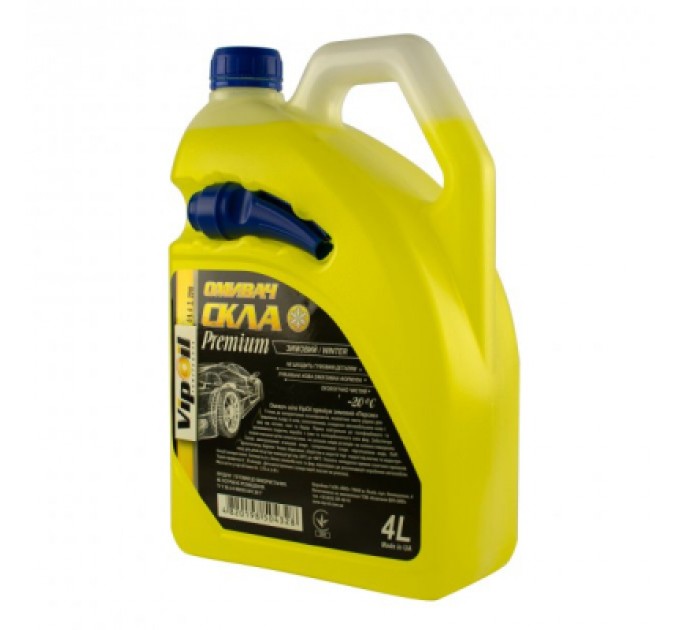 VIPOIL Омивач автомобільний VIPOIL -20 Персик 4л (0279958)