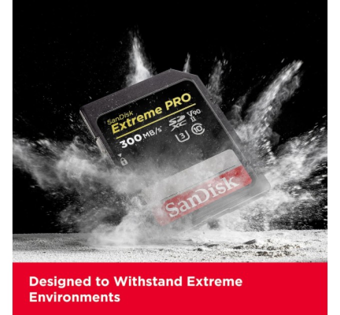 SanDisk Карта пам'яті SanDisk 128GB SD class 10 UHS-II U3 V90 Extreme Pro (SDSDXDM-128G-GN4IN)