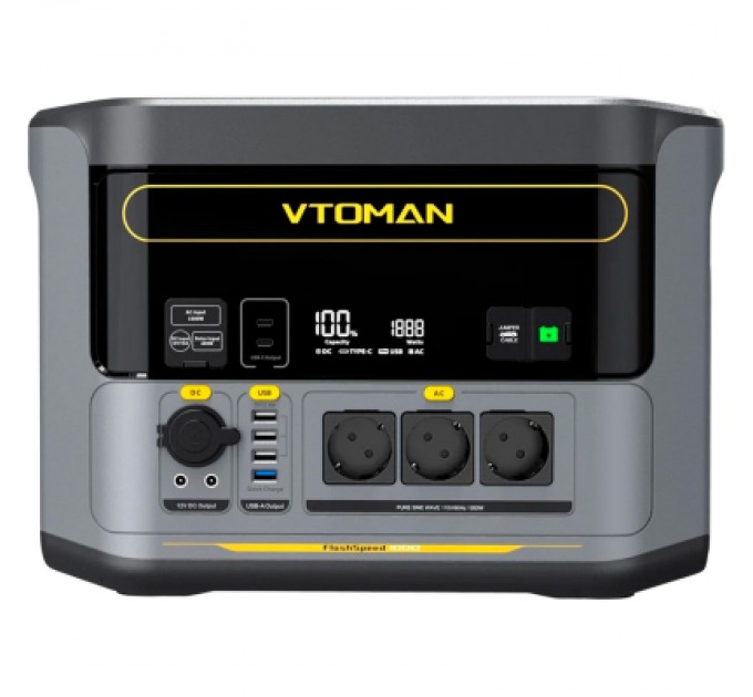Vtoman Зарядна станція Vtoman FlashSpeed 1000 PB-85 1000W 828Wh (FlashSpeed 1000)