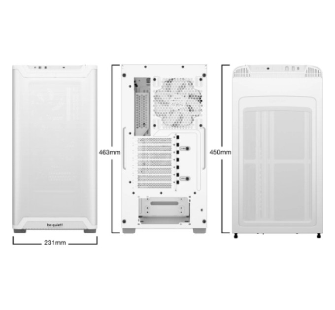 Be quiet! Корпус Be quiet! PURE BASE 501 Airflow білий (BG075)