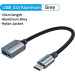 Vention Перехідник USB 3.0 Type-C to USB AF (OTG) 0.15m Aluminum Alloy Vention (CCXHB)