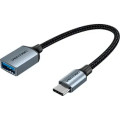 Vention Перехідник USB 3.0 Type-C to USB AF (OTG) 0.15m Aluminum Alloy Vention (CCXHB)