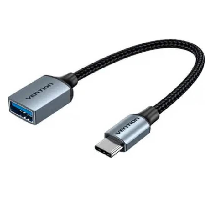 Vention Перехідник USB 3.0 Type-C to USB AF (OTG) 0.15m Aluminum Alloy Vention (CCXHB)