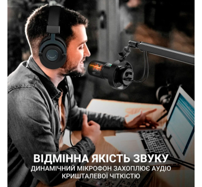 Fifine Мікрофон Fifine T688 USB/XLR Black (T688)