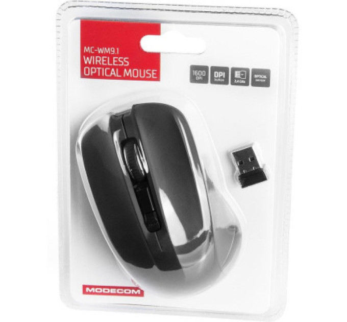 Modecom Мишка Modecom MC-M9.1 Wireless Black (M-MC-0WM9.1-100)