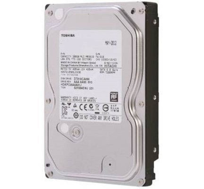 Toshiba Жорсткий диск 3.5"  500Gb Toshiba (# DT01ACA050 #)