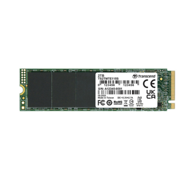 Transcend Накопичувач SSD M.2 2280 250GB Transcend (TS250GMTE115S)