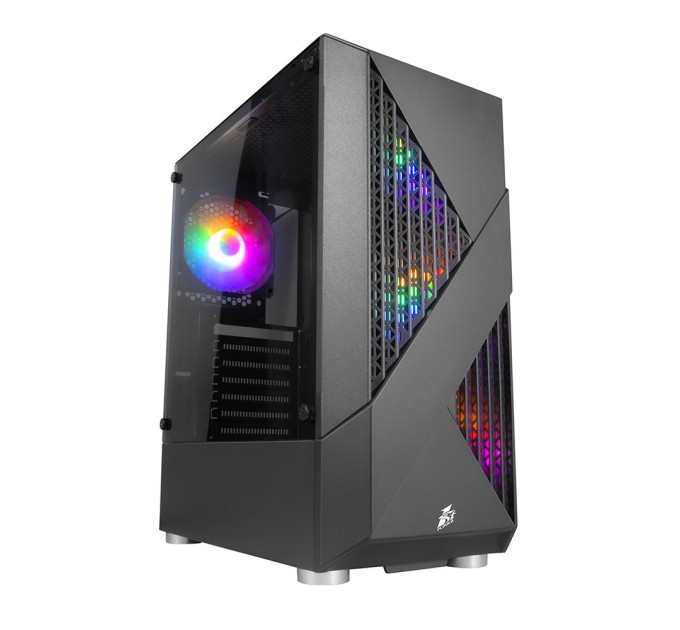 1stPlayer Корпус 1stPlayer F3-A-BK-4F1 Black без БЖ