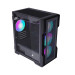 1stPlayer Корпус 1stPlayer T3-BK-4F1 Black без БЖ