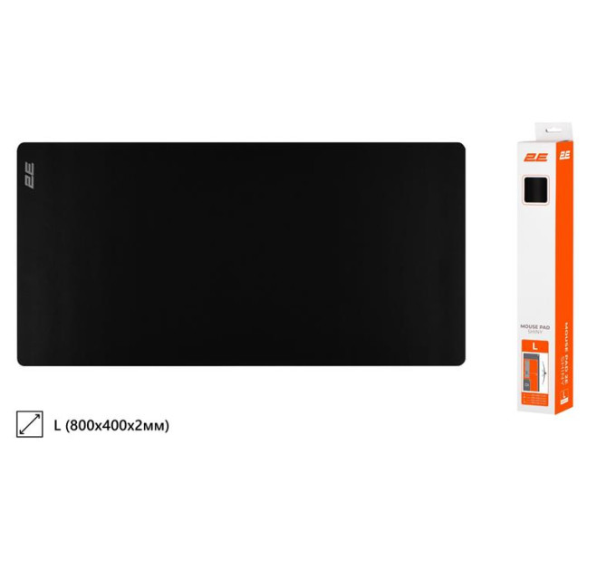 2E Ігрова поверхня 2E Shiny L Black (2E-PAD-L-SHINY-BLACK)