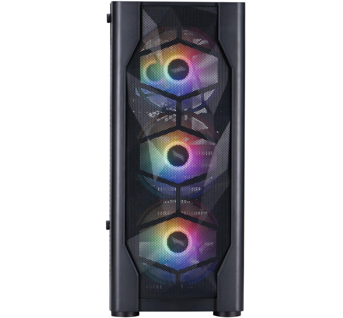 1stPlayer Корпус 1stPlayer D4-BK-4F1 Black без БЖ