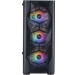 1stPlayer Корпус 1stPlayer D4-BK-4F1 Black без БЖ