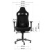 GT Racer Крісло ігрове GT Racer X-0712 Shadow Black