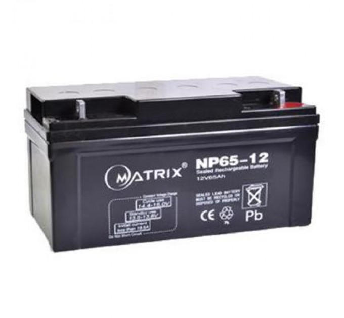 Matrix Батарея до ДБЖ Matrix 12V 65AH (NP65-12)