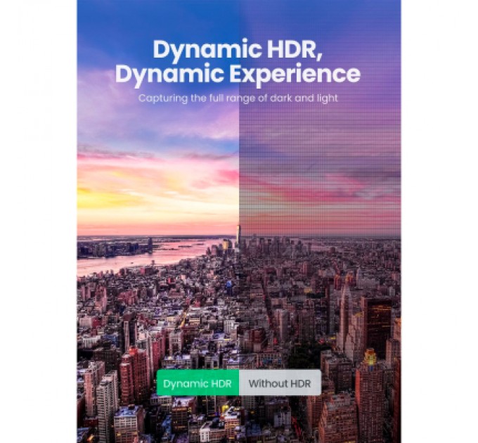 Ugreen Кабель мультимедійний HDMI M to HDMI M 5.0m braided HD140 black Ugreen (80405)