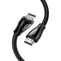 Кабель мультимедійний HDMI M to HDMI M 5.0m braided HD140 black Ugreen (80405)