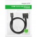 Ugreen Кабель мультимедійний HDMI M to DVI M 1.0m HD106 black Ugreen (30116)