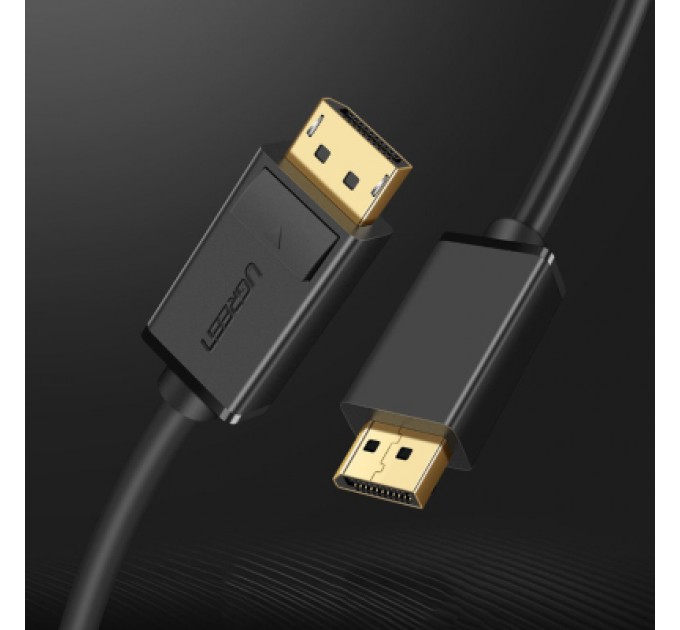 Ugreen Кабель мультимедійний DisplayPort M to DisplayPort M 1.5m DP102 black Ugreen (10245)