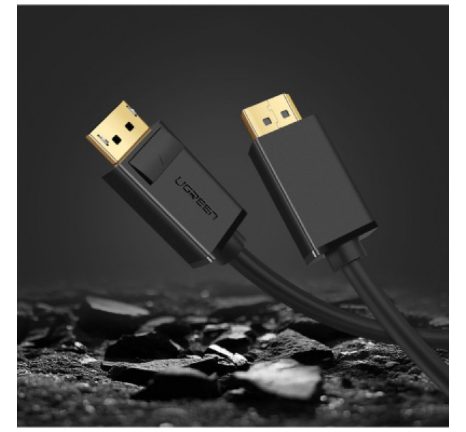Ugreen Кабель мультимедійний DisplayPort M to DisplayPort M 1.0m DP102 black Ugreen (10244)