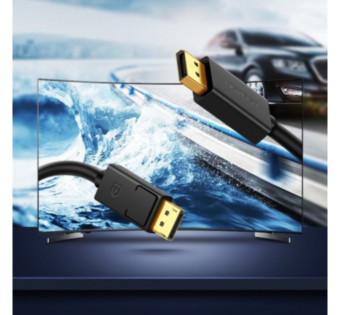 Ugreen Кабель мультимедійний DisplayPort M to DisplayPort M 1.0m DP102 black Ugreen (10244)