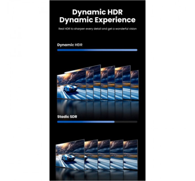 Ugreen Кабель мультимедійний DisplayPort M to DisplayPort M 1.0m 16K DP118 black Ugreen (15383)