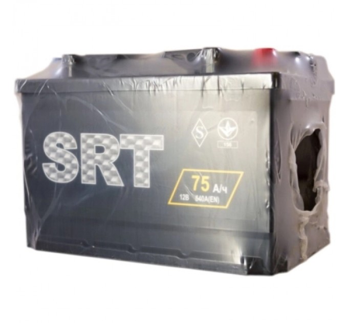 SRT Акумулятор автомобільний SRT 6СТ-75АЗ (1) (+/-) (L3) 640А 12V (E)