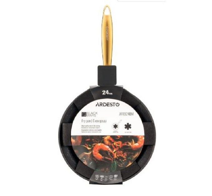Ardesto Сковорода Ardesto Black Mars Sparkle 24 см (AR1924BM)