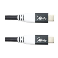 Кабель San Guan USB Type-C - USB Type-C (M/M) PD 100W, 40Gbps, 3м Black (CA914135)