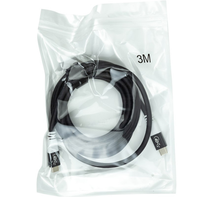 San Guan Кабель San Guan USB Type-C - USB Type-C (M/M) PD 100W, 40Gbps, 3м Black (CA914135)
