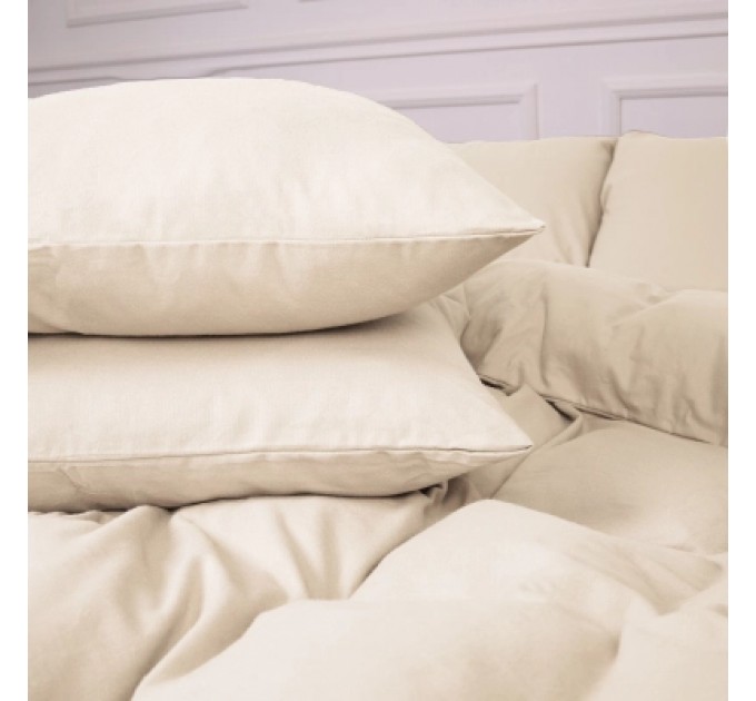 MirSon Постільна білизна MirSon 007 Milk Фланель 2 x 160 x 220 Сімейний Євро (2200009650703)