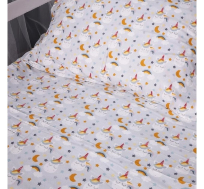 MirSon Постільна білизна MirSon 018 Unicorn Фланель 143х210 полуторний (2200009656026)
