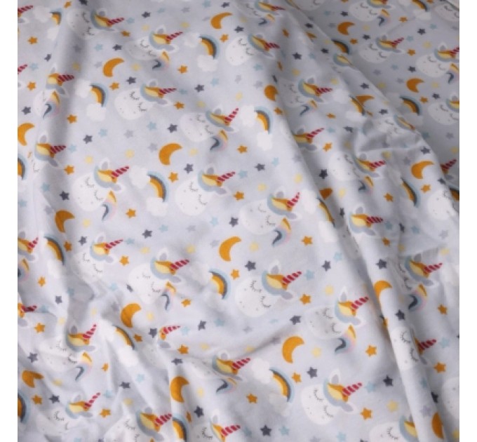 MirSon Постільна білизна MirSon 018 Unicorn Фланель 143х210 полуторний (2200009656026)