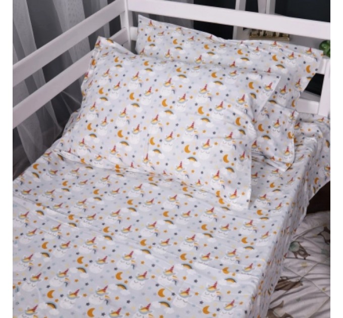 MirSon Постільна білизна MirSon 018 Unicorn Фланель 143х210 полуторний (2200009656026)