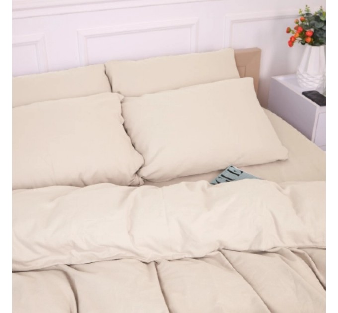 MirSon Постільна білизна MirSon 007 Milk Фланель 220х240 King Size (2200009650666)