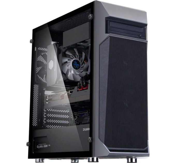 Zalman Корпус Zalman Z1 Plus Black (Z1PLUS) без БЖ