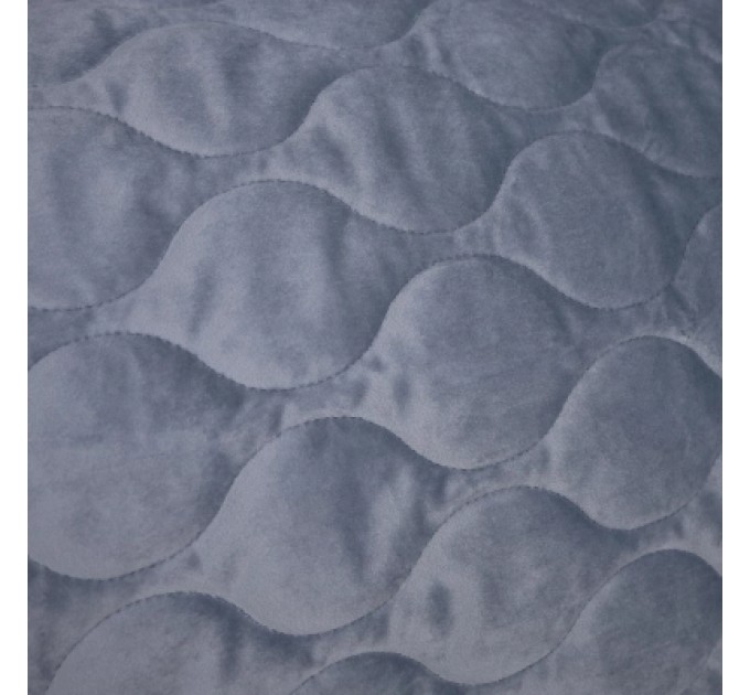 MirSon Покривало MirSon №5052 Velor charm Dark grey 150х210 см (2200008376895)