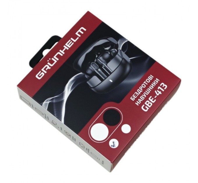 Grunhelm Навушники Grunhelm GBE-413 Wireless White (138236)